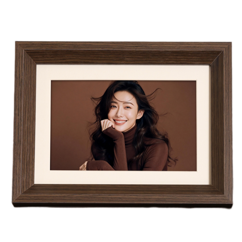 实木相框摆台高级感洗照片做成相册定制空框6寸7寸8寸画框展示架