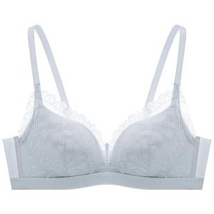 曼妮芬蜻蜓Bra舒适无钢圈女性感蕾丝文胸透气洞洞杯内衣20812391