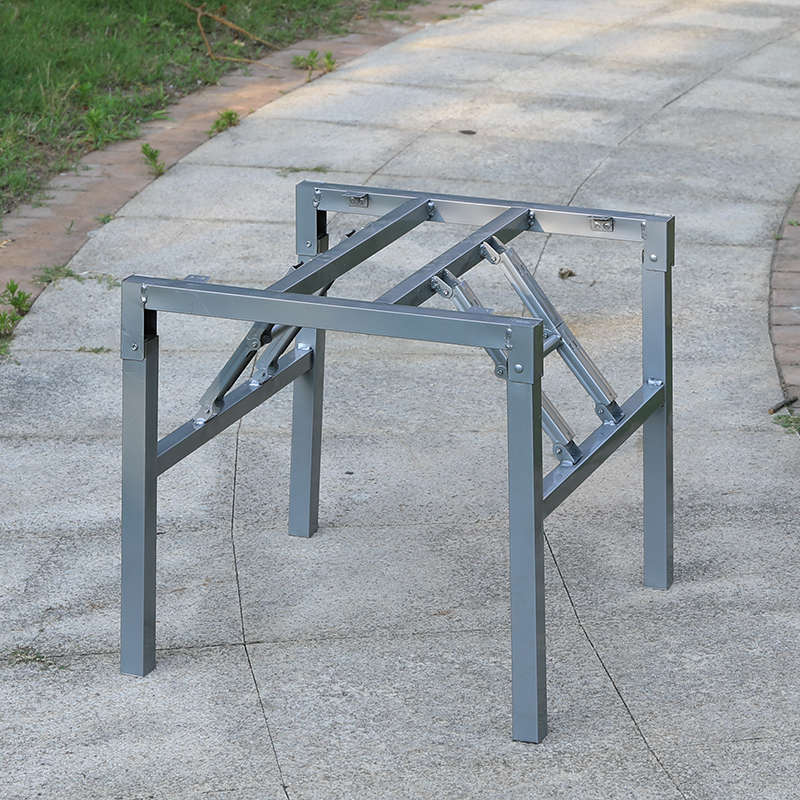 正方形餐桌架 折叠桌腿 支架 桌架子 餐台架子 桌子腿