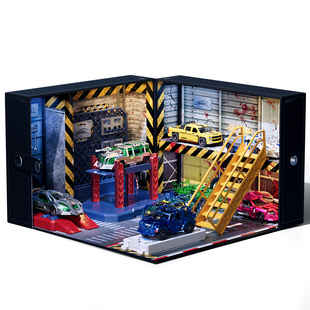 改装者合金小汽车模型套装岁儿童停车场男孩3-6岁玩具车生日礼物