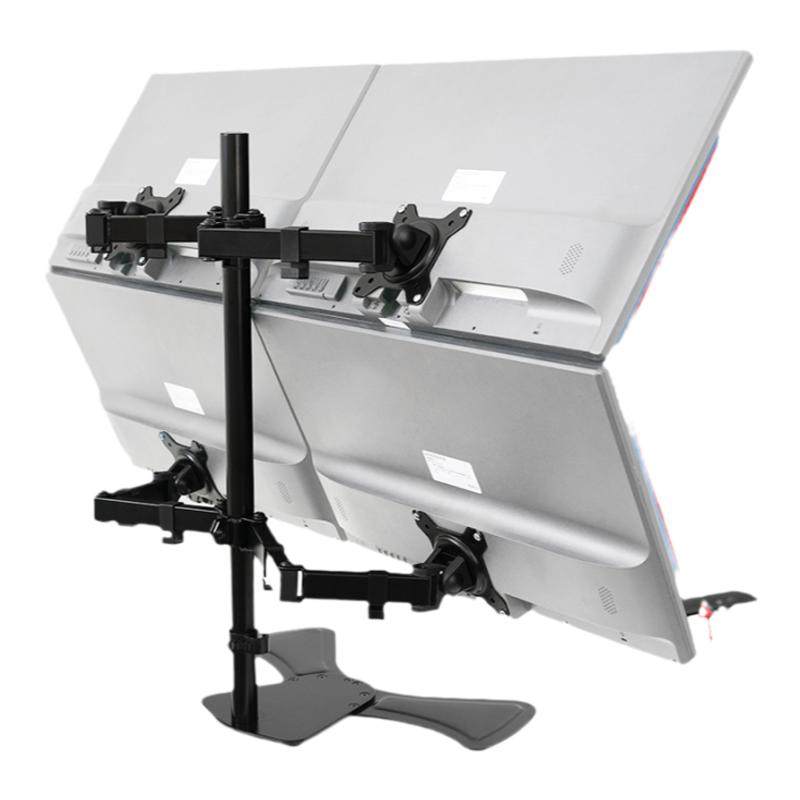 梵拓客四屏显示器支架机械臂多屏炒股监控电脑屏幕4屏支架底座