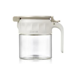 居元素盐罐调料盒家用控量密封防潮食用盐罐子玻璃带盖日式罐组合