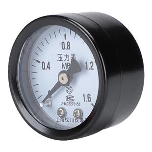 上海仪川仪表厂压力表Y40氧气真空机油轴向水负压真空大气压气压