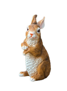 草地树脂仿真兔子庭院园林景观