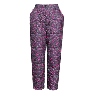 防寒冬季户外中老年人羽绒裤女款妈妈穿高腰加厚大码保暖棉裤宽松