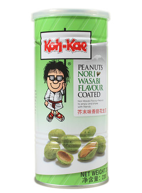 泰国进口大哥花生豆200g*3罐冬荫功芥末花生坚果炒货下酒小吃零食