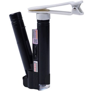 拜斯特新款100倍放大镜高清充电带led鉴定瓷器翡翠玉器鉴别仪