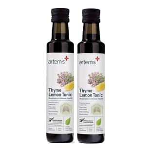 新西兰药房Artemis百里香柠檬润肺止咳液百里香肺部滋养液250mlX2