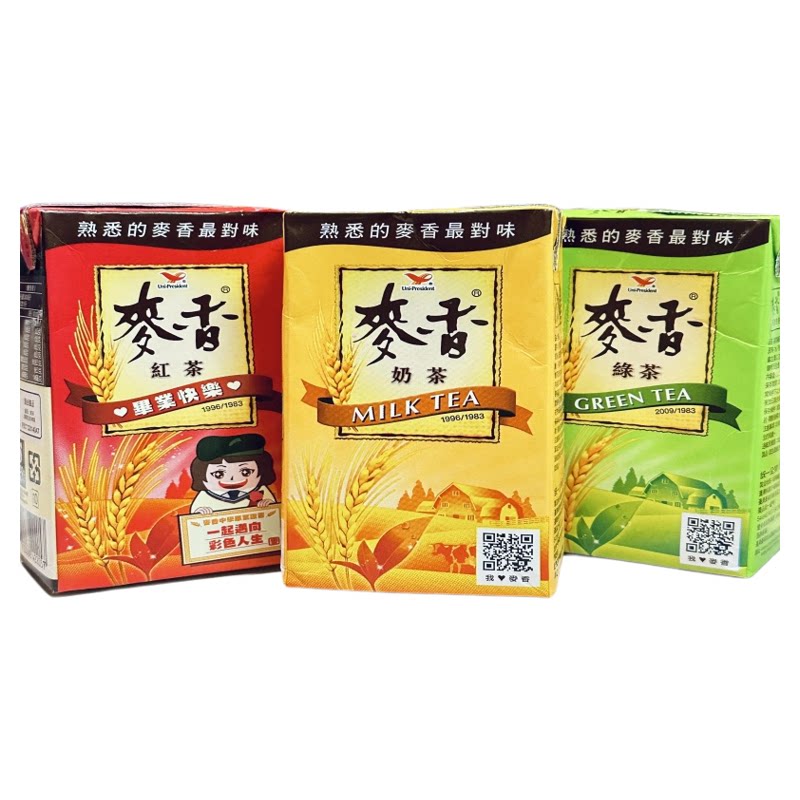台湾进口统一麦香红茶奶茶300ml