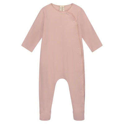 85Z现货Little荷兰gray label FW25秋冬新生儿宝宝长袖包脚连体衣