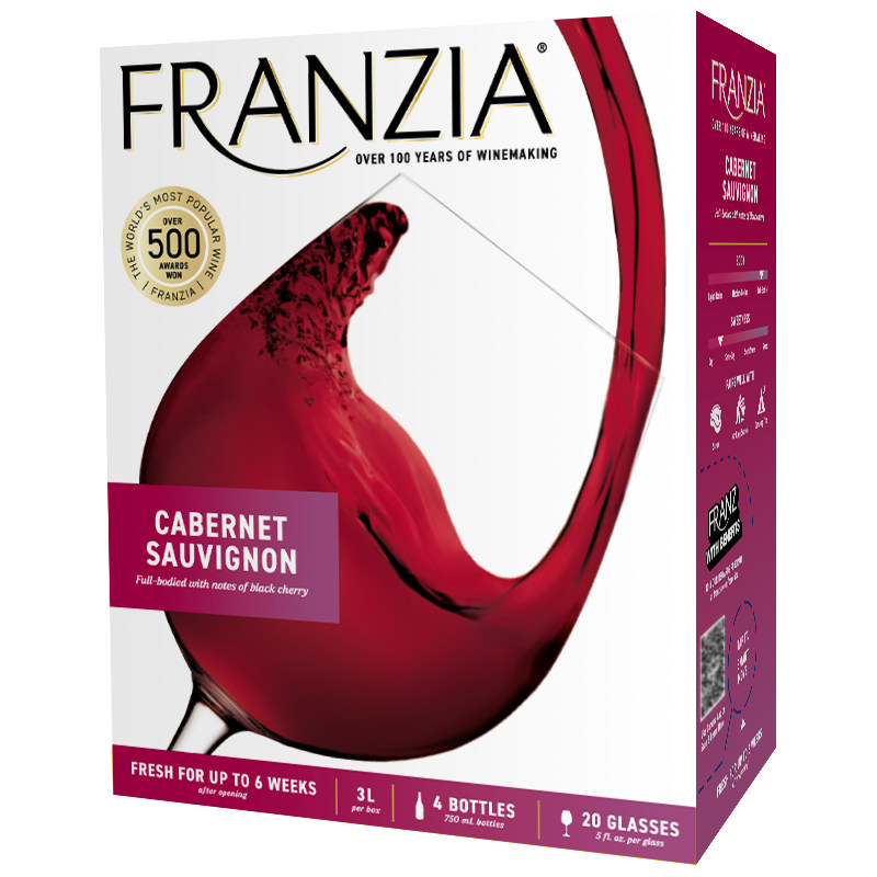 FRANZIA赤霞珠半干红葡萄酒3L