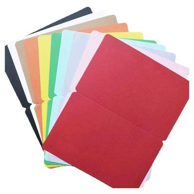 时光盟简约对折卡贺卡光滑加厚