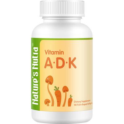 莱思纽卡维生素ADK胶囊90粒0岁以上新生儿补维ADK不易敏宝宝