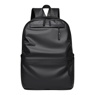 新款男士双肩包轻便简约大容量防水休闲背包通勤商务15英寸电脑包