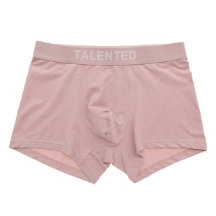 简约~杨吨吨新款男士平角裤柔软纯棉莫代尔中腰短裤高弹男士内裤