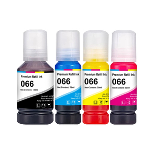 兼容爱普生066墨水Epson Ecotank L4366 L4368墨仓黑彩墨水L6376 L6378 L6379 L6398打印机补充墨水