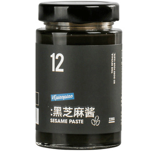 VEpiaopiao 100%纯黑芝麻酱 不加白糖非遗石磨工艺早餐吐司面包酱