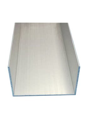 50*30*1mm铝合金U型槽 铝合金包边条 适于包彩钢板 广泛用于工程