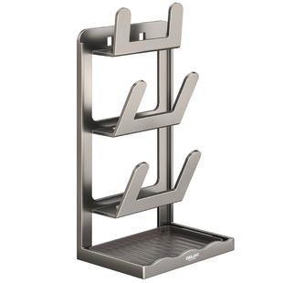 德力西锅盖架厨房台面置物架家用锅铲架放置器托放锅盖沥水收纳架