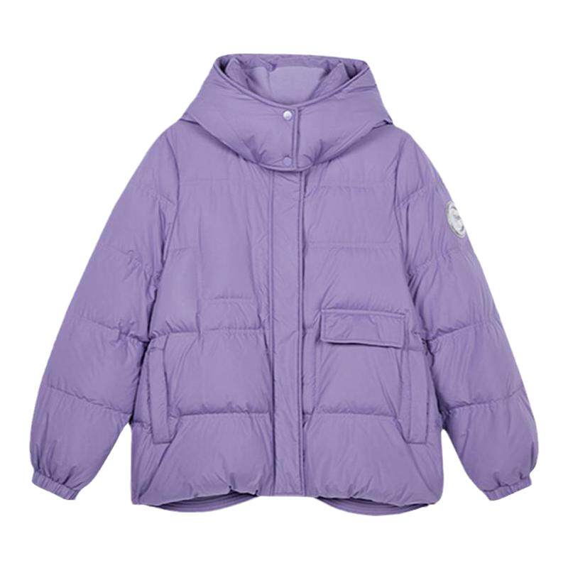 乔丹羽绒服女款冬季短款商场同款