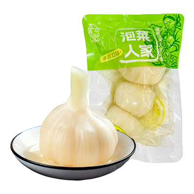 木鱼山泡菜泡柠檬糖蒜四川泡菜下饭菜蒜头酸甜甜蜂蜜柠檬醋泡大蒜