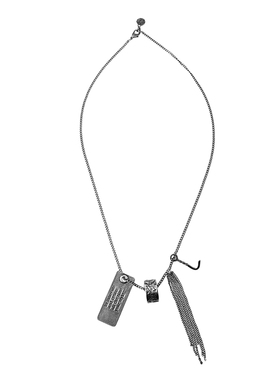 sdeer圣迪奥字母流苏吊坠项链