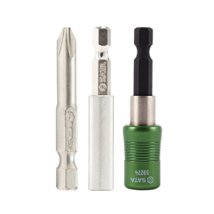 世达6.3mm旋具头内六角披头加长十字电动螺丝刀接杆高硬度冲击头