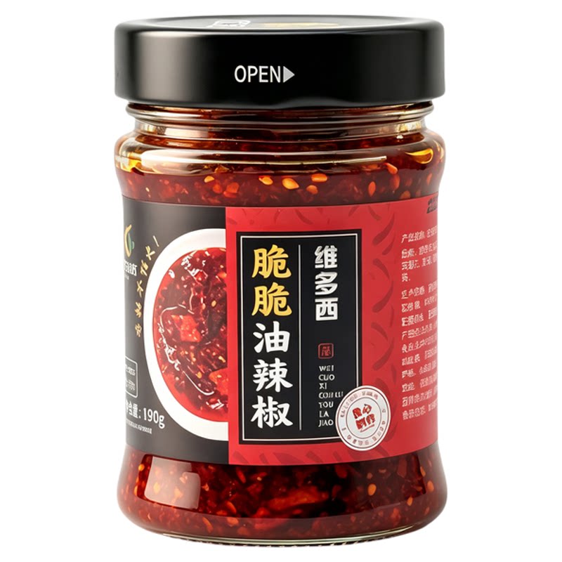 脆脆油辣椒鲜香酥脆拌饭拌面