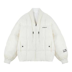 BJHG不计后果美式双面穿鹅绒羽绒服男款冬季潮流防寒服羽绒外套女