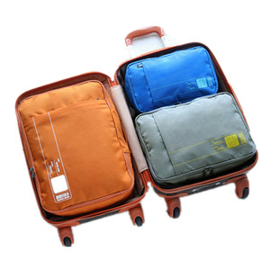 旅行衣物整理密封袋子幼儿园防水行李箱便携装衣服内衣内裤收纳包