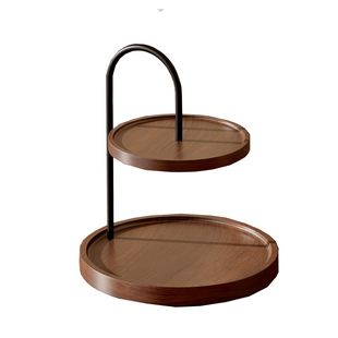 钥匙收纳玄关摆件入户门口香水置物架桌面实木托盘首饰眼镜摆放架