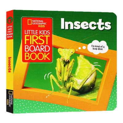 国家地理儿童 昆虫 英文原版绘本 Little Kids First Board Book: Insects儿童科普纸板书Ruth Musgrave亲子互动科普儿童图画书籍
