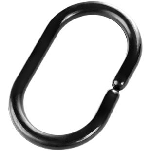 窗帘环挂环开口浴帘环罗马杆圆圈配件窗帘扣环活扣床帘挂钩圈圈环