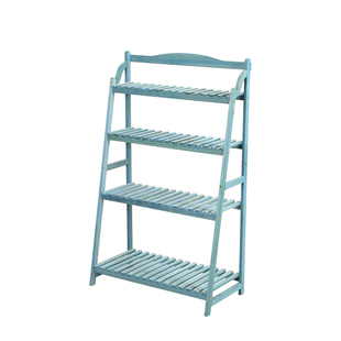 多肉阳台花架多层落地式现代简约绿植置物架实木阶梯式植物摆放架