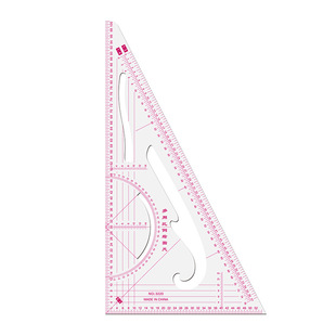 3220服装三角比例尺 1:3:4:5多功能比例尺绘图制图 服装打版尺子