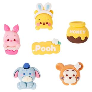 适配Crocs/Cross配件洞洞鞋配饰鞋花鞋扣装饰扣 可爱维尼熊小猪