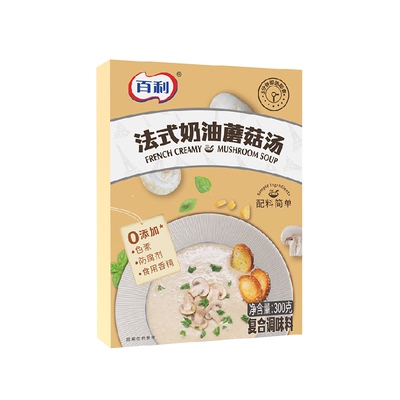 百利奶油蘑菇速食汤