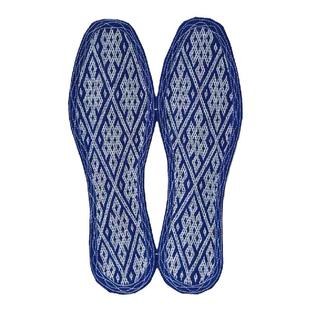 纯手工鞋垫非十字绣男女全棉布蓝色除湿防臭透气吸汗手納精品袜底