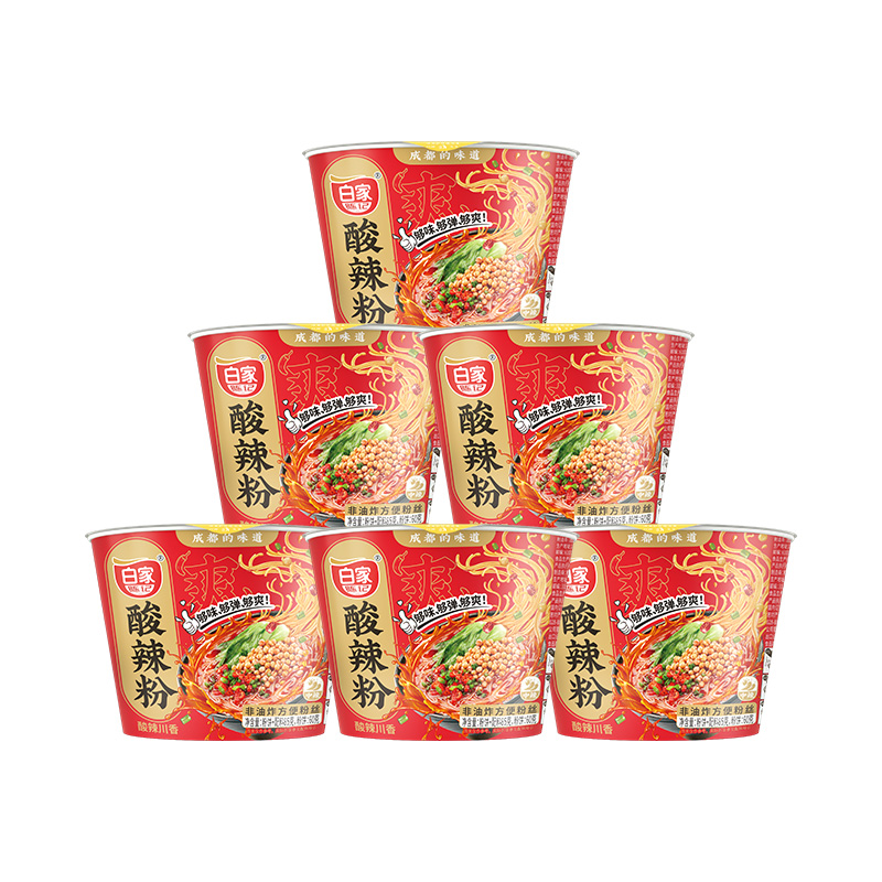 白家阿宽酸辣粉桶整箱批发