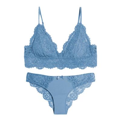 Etam蕾丝无钢圈大胸显小文胸