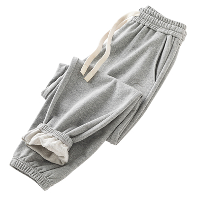 100%纯棉男卫裤全棉运动裤稀有