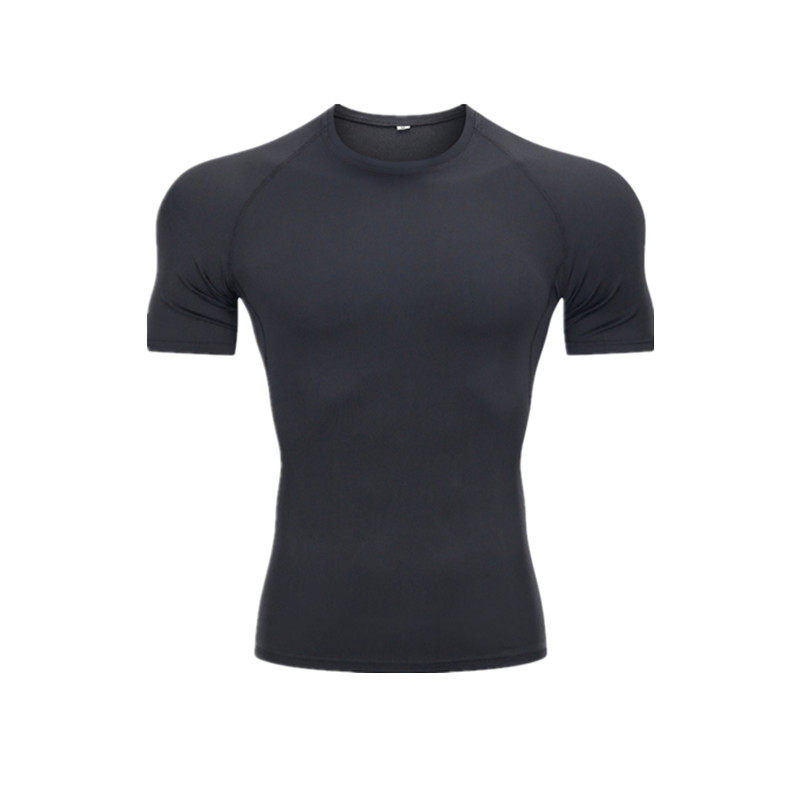 游泳教练速干工作服定制Logo图案健身教练印字透气高弹排汗紧身衣
