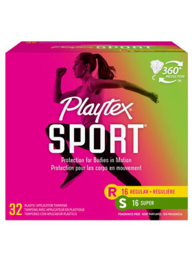 美国Playtex塑料导管运动卫生条
