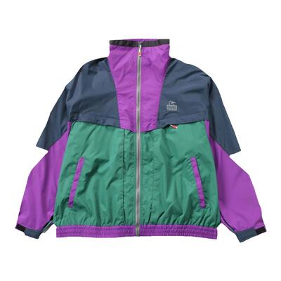 CHUMS洽洽鸟新款运动户外夹克外套男女同款拼接复古上衣CH04-1395