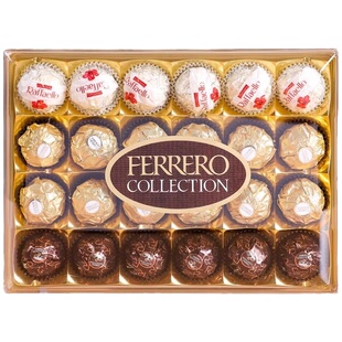 香港购意大利原装进口费列罗杂莎巧克力金莎礼盒年货喜糖手礼T24