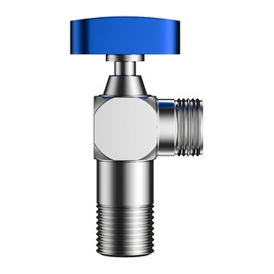 304不锈钢球阀角阀燃气热水器专用全铜冷热阀4分球芯大流量三角阀