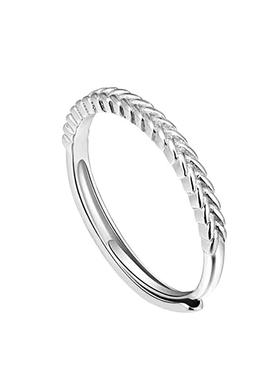 925银简约气质戒指开口设计免摘