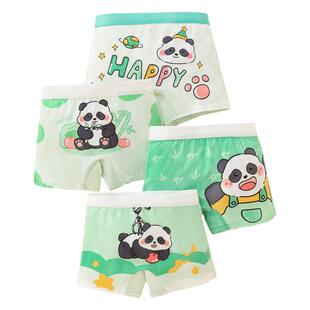 儿童小内裤男孩纯棉平角抑菌短裤宝宝全棉四角裤男宝小童裤头100%