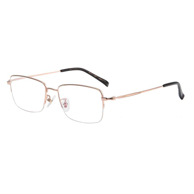 精工眼镜商务钛合金半框hc1038