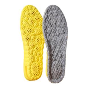 马丁靴专用保暖内增高鞋垫女款隐形不累脚踩屎感男防寒加绒棉冬季